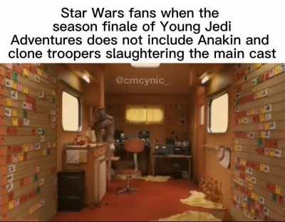 TFW the show takes place centuries before Order 66