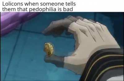 But it's just a drawing bro you should be thankful i'm not molesting actual children🤷‍♂️