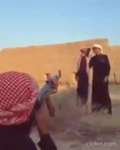 if you understand arabic their tone was terrifying it's like he accepted his death and i say like