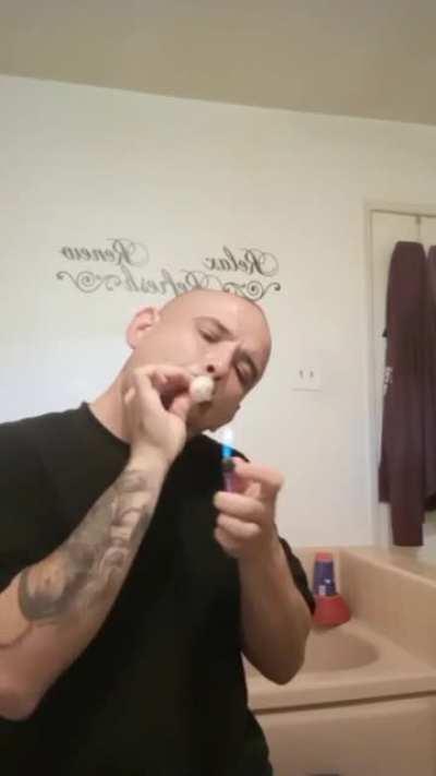 I can't fly so I bring the clouds to me