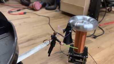 Tesla Coils playing the Imperial March.