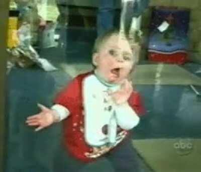 Little kid learning about windows