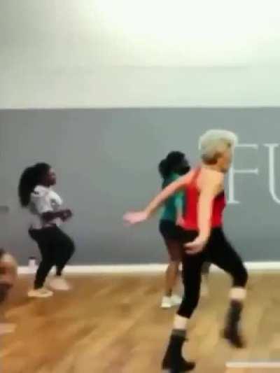 Grandma has them all beat! She had all the moves and more! What Energy!