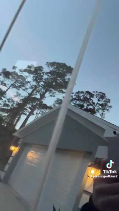 Dude chucks a rock at his CT because it's 