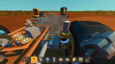 Damn car with pressure engine.