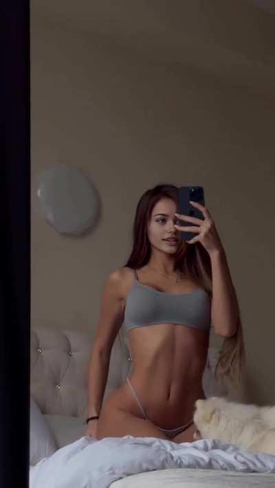 Would you pet my kitty [F]