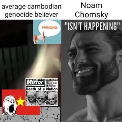 Chomsky has once again proven the liberal western academia wrong