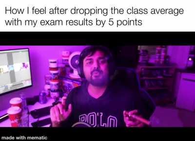 Sometimes I am frightened by my own genius