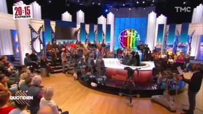 Todays russian rocket strike on ice arena “Altair” in Druzhivka was caught live on French TV