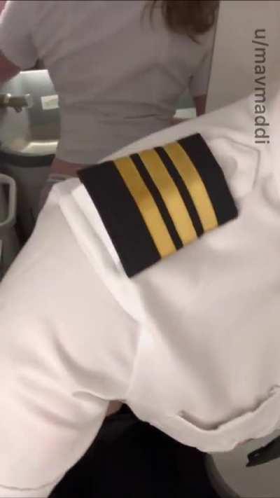 The passengers don’t know I snuck into the lav to take this ;)