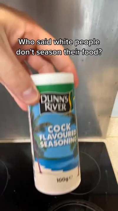 I'm proudly white of my white seasoning superiority 