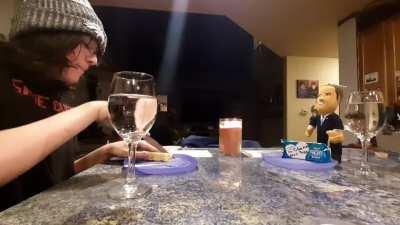 10 minutes till midnight hope you enjoy my dinner date with Obama