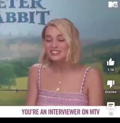 Margot’s reaction is so pure and wholesome. Loved it :)