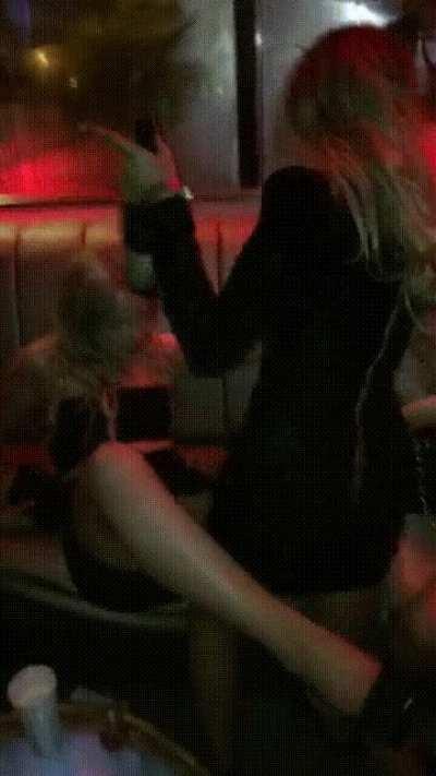 No panties in the club