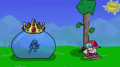 King Slime about to spit bars? (yes I made this)