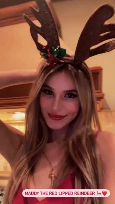 Maddie the Red Lipped Reindeer