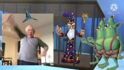 Lydia Greyrose distracting Brothers Bonbon to save Merle Ambrose in Karamelle