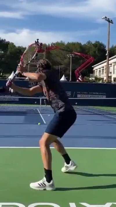 Beauty in motion. One handed backhands on the ATP Tour.