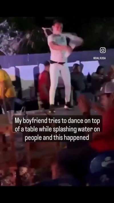 Just when he was getting a rhythm going