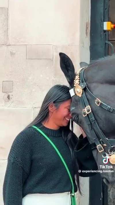 A sweet interaction.