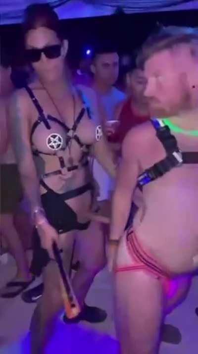 Will you offer your ass to her in public?