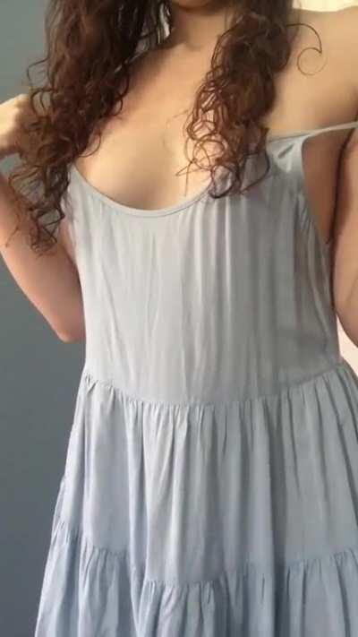 removing my dress to show you a surprise :)