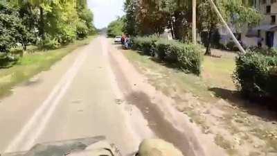 Villagers welcome their liberators in Kharkiv oblast