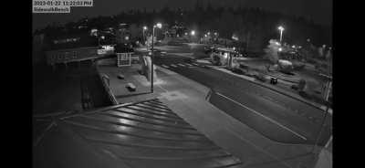 Driver was arrested for DUI afterwards