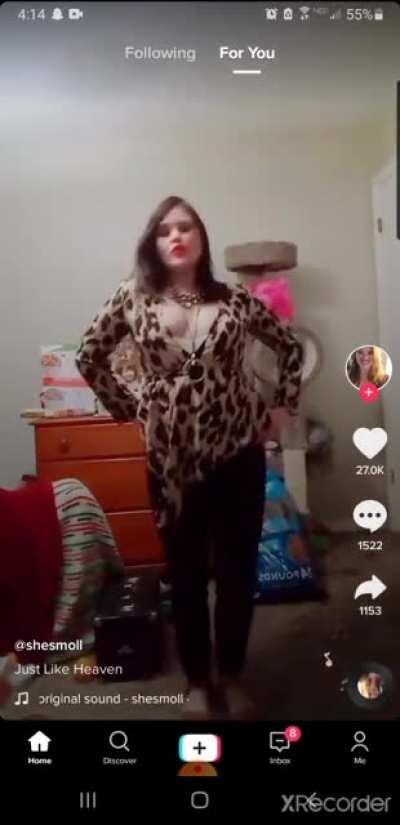 You can't save the video, but they won't stop me from screen-recording this confusing ass tiktok