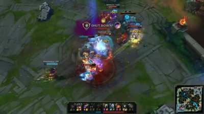 My team just won this game at 18 mins by having the enemy team not care that we were winning