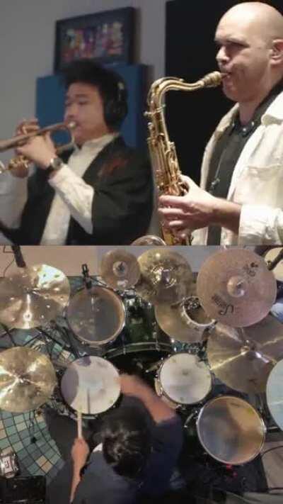 Our humble attempt at covering Snarky Puppy’s “What About Me”. 🤗 DrumCAM for the DrumFAM