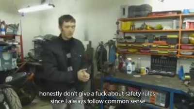 WCGW just hitting this tank to show others that safety doesn't matter that