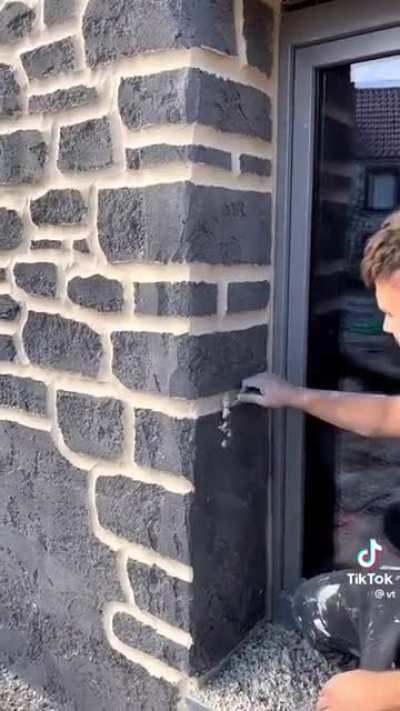 How walls are sculpted