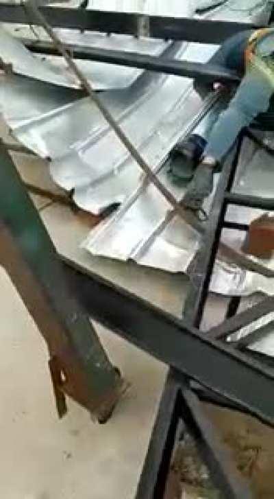 Aftermath of a construction accident