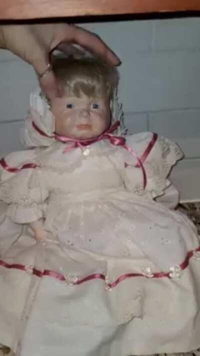 I don't usually think dolls are creepy, but ...