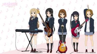 Daily K-on! #174 Cagayake!GIRLS [Gonin Ver.]