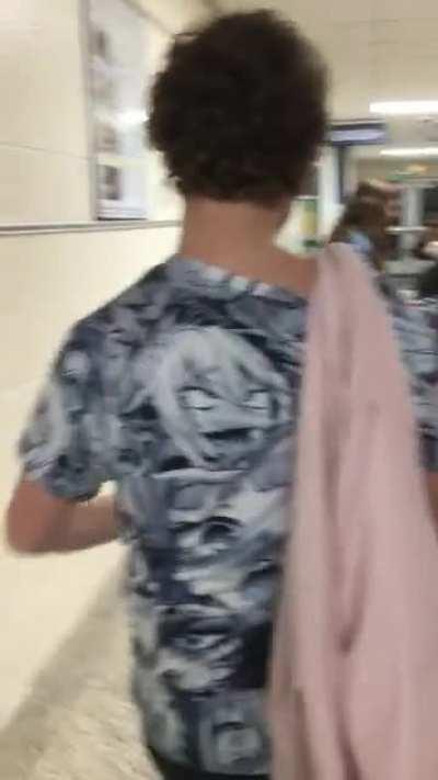 This dude wore what to the school dance?