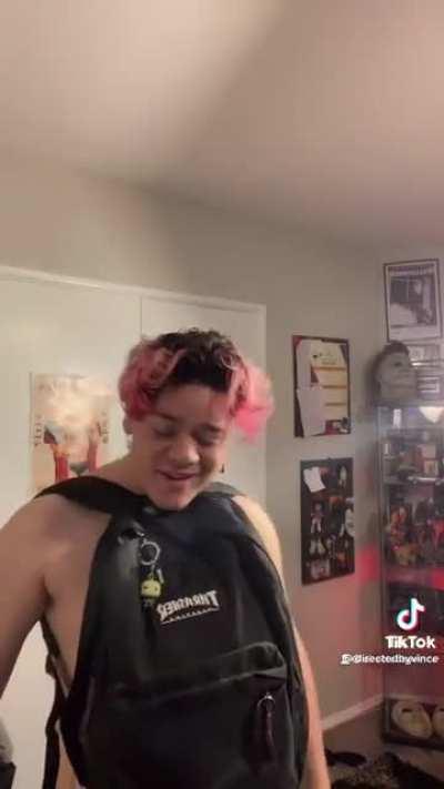 Nothing screams badass like stealing your moms pearl necklace.