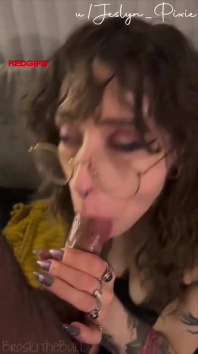 For some reason it's always the shy girls who suck the best dick