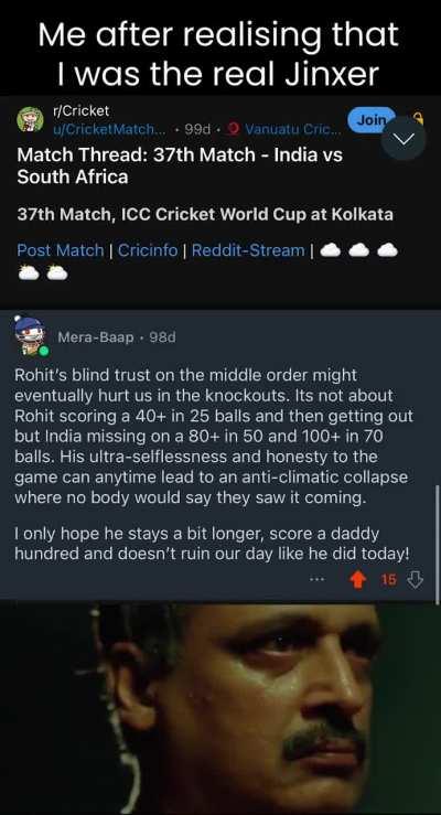 It was me all along?