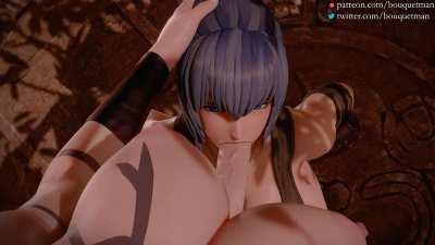 Orochi And Leona Heidern ( Bouquetman)