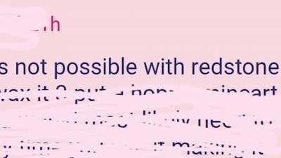 theres common misinformation going around that theres no randomness in redstone? just wanted to clear this up. also this is NOT meant to reflect any opinion in the mob vote