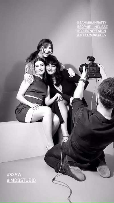 Sammi Hanratty, Sophie Nelisse, and Courtney Eaton