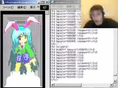 Sweaty waifu drawing speedrun