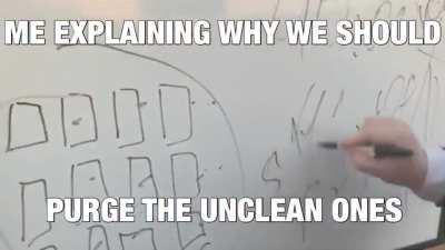 Law fanatics trying to explain why mass genocide is good/righteous: