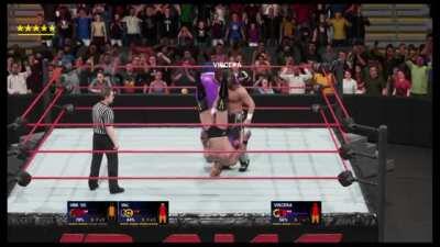 HBK's Piledriver ends badly