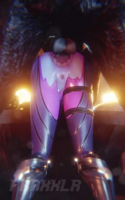 widowmaker getting reapetedly knotted (fraxxlr)