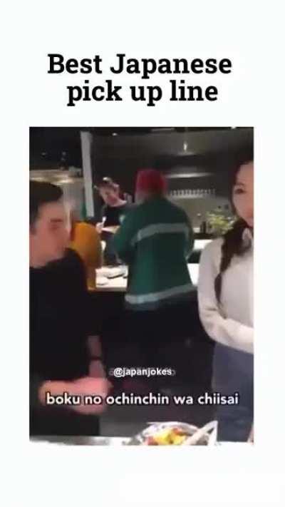 Never trust pick up lines