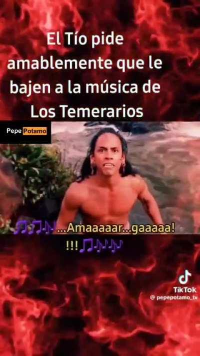 De mis temerarios no vas a estar hablando 😒
