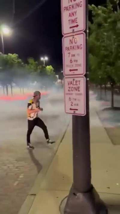 Strange phenomenon occurred at dawn in Cleveland (Ohio)